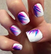 Yes, you can still wear black nail polish in the summer! 12 Amazing Summer Blue Nail Art Designs Ideas Trends Stickers 2015 11 Fabulous Nail Art Designs