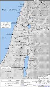 Map Of Galilee In Jesus Time Maps Of New Testament Story