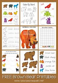 Brown bear brown bear what do you see coloring pages are a fun way for kids of all ages to develop creativity, focus, motor skills and color recognition. Brown Bear Brown Bear Printables Updated 1 1 1 1
