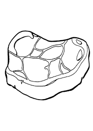 Selecão de desenhos, com os melhores personagens para pintar e se divertir. Desenho De Bife De Carne Para Colorir Tudodesenhos