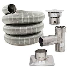 Z-Flex 2ZFSCKIT0625, 6" x 25ft Smooth Wall Stainless Steel ...