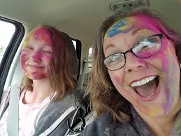 Celebrating Holi in Vernon Hills, IL at Century Park