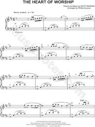 Matt Redman The Heart Of Worship Sheet Music Piano Solo In D Major Download Print Sheet Music Matt Redman Piano Music