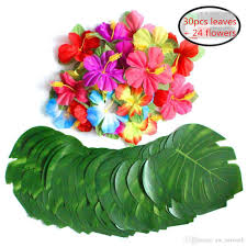 Our artificial hibiscus flower collection comes highly recommended. Artificial Tropical Palm Leaves And Silk Hibiscus Flowers Party Decor Monstera Leaves Hawaiian Luau Jungle Beach Theme Party Decorations From Zw Network 4 46 Dhgate Com