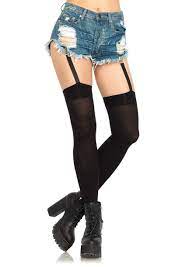 Thigh high socks, thigh high tights, and thigh high leggings are not the same as thigh high stockings, but they all belong to the thigh high category. Garter Thigh High Stockings Women S Hosiery Leg Avenue