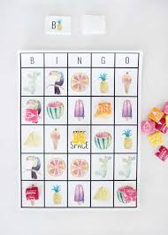 Summer Free Printable Bingo Cards For Kids Free Printable Adorable Summer Bingo Cards Pretty Providence Summer Bingo Summer Bingo Cards Bingo Card Template