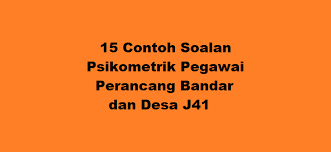Penolong pegawai perancang bandar dan desa. 15 Contoh Soalan Psikometrik Pegawai Perancang Bandar Dan Desa J41 Kerjaya2u Com