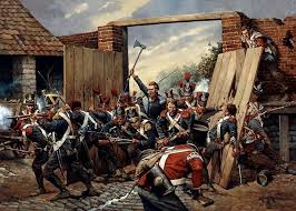 2nd Coldstream Guards Defending Hougomont Click On Image To Enlarge Battle Of Waterloo Military Art History War