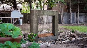 Local building contractors estimated $4000 to build an outdoor water wall, so steve decided The Coolest Water Feature To Diy Youtube