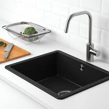 Run hot water to rinse out any residue. Kilsviken Inset Sink 1 Bowl Black Quartz Composite Ikea