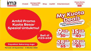 Pertama dengan cara gampang kog, dan relatif lebih amandan cepat, dibanding beberapa bulan yang lalu, dimana beberapa pelanggan melaporkan bahwa meski sudah daftar paket. Promo Internet Murah Im3 Indosat Ooredoo Kuota 9gb Bonus Nelpon Hanya Rp 30 Ribu Cek My Kuota Deals Tribun Pontianak