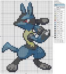 Pokemon Lucario 40 50 X 60 70 Birdie S Patterns Gaming I L Lucario Pokemon Cross Stitch Patterns Pokemon Cross Stitch Cross Stitching
