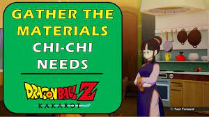 This video shows how to as gohan collect the necessary ingredients and bring them back to chi chi dbz kakarot. Gather The Materials Chi Chi Needs Fleeting Normality Dbz Kakarot Youtube