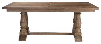 Savings spotlights · curbside pickup · everyday low prices Rustic Pine Architectural Baluster Dining Room Table Farmhouse Cottage Wood French Country Dining Tables By My Swanky Home Houzz