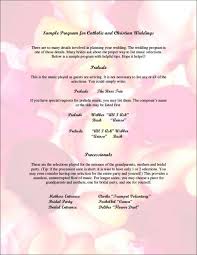 It's all up to personal preference. Free What To Include In Your Wedding Program With Samples