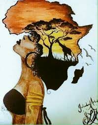Artwork Black And White African American Art Pin By Samelle Green On Africa Heartland Black Art Painting Afro Art African American Art