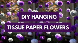 Jul 17, 2014 · this is a tutorial to make simple paper succulents using a variety of card stock papers and my cricut explore cutting machine. Diy Hanging Tissue Paper Flower Tutorial Youtube