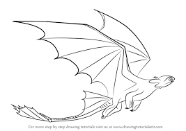 This sketch will be like realistic. Learn How To Draw Toothless Flying From How To Train Your Dragon How To Train Your Dragon Step By Step Drawing Tutorials