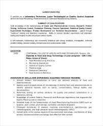 Download sample resume templates in pdf, word lab technician resume. Resume Templates Lab Technician Job Resume Template Resume Skills Sample Resume