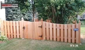 4 Foot High Wood Private Fences Minneapolis St Paul Midwest Fence For Our Side Yard Wood Fence Fence Design Cedar Fence