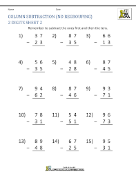 Tips to save money with free printable double digit subtraction offer. 2 Digit Subtraction Worksheets