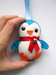 Adorable Felt Baby Penguin Plush Ornament By Mariapalito On Etsy 8 00 Penguin Christmas Ornaments Felt Crafts Felt Christmas Ornaments