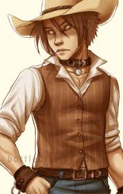 A Cowboy By Celesse On Deviantart Western Anime Cowboy Anime Anime