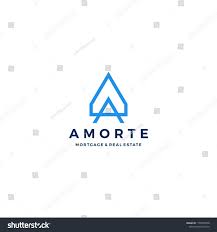 A Letter House Home Mortgage Real Estate Logo Vector Icon Logo House Estate Real Home Design Icon Bui Home Mortgage Real Estate Real Estate Logo
