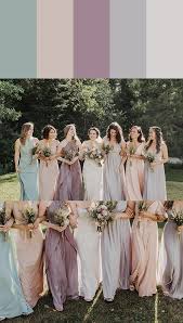 Mismatched Bridesmaids Color Ideas Neutrals Bridesmaid Dresses Color Palette Pastel Bridesmaid Dresses Bridesmaid Dress Colors