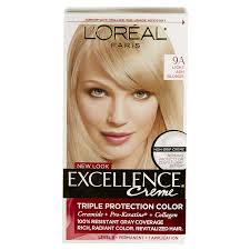 As this picture shows, spiral waves are incorporated all through the hair to these images of light, medium, dirty and dark ash blonde hair color feature several lovely hairstyles to try on your own or to ask your stylist to recreate. L Oreal Paris Excellence Non Drip Creme Triple Protection Color 9a Light Ash Blonde 1 Kt Permanent Hair Color Meijer Grocery Pharmacy Home More