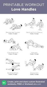 Image Result For Love Handle Exercises Male Love Handle Workout Love Handles Printable Workouts