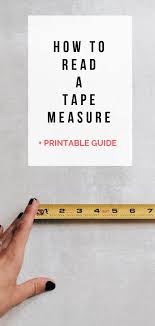 How To Read A Tape Measure Pdf Printable Decor Hint