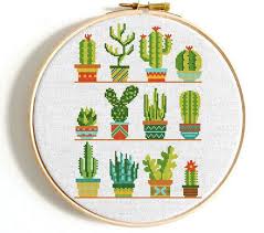 Maybe you would like to learn more about one of these? Cross Stitch Pattern Cactus Pdf Cross Stitch Scenery Modern Nature Cross Stitch Easy Simple For Beginners Cross Stitch Sampler Design Framed Pictures Handmade Products