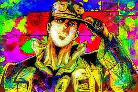 Jojo No Kimyou Na Bouken Diamond Wa Kudakenai Poster Jojo S Bizarre Adventure Jojos Bizarre Adventure Jotaro Jojo Bizzare Adventure