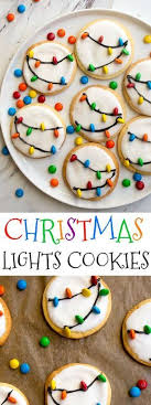 Christmas Lights Cookies For Santa Easy Royal Icing Recipe And Mini M Ms Look Like Christmas Christmas Cookies Easy Cookies Recipes Christmas Christmas Baking
