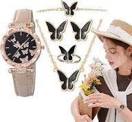 Reloj para mujer | Juego de reloj y pulsera para mujer, correa de piel  sintética de lujo, reloj de pulsera, collar y pulsera con aretes para  niñas, mujeres y mamá, beige, Refer to description, Unisex : Amazon.es: Moda