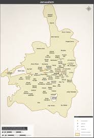 The one map you really want for seeing jerusalem! Jerusalem