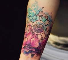 Photo Clock Tattoo By Versus Ink Photo 15318 Sleeve Tattoos For Women Sleeve Tattoos Clock Tattoo