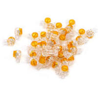 QWORK® 200 Pack UY Connectors K1, Waterproof Orange Clear ...
