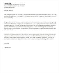 Free 9 Sample Social Work Cover Letter Templates In Ms Word