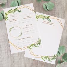 Gastebuchkarten Geometric Greenery Online Kaufen Karte Hochzeit Gastebuch Hochzeit Mit Fragen Hochzeit Aktivitaten