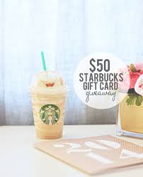 Free starbucks gift card giveaway. 50 Starbucks Gift Card Giveaway Giveaway Monkey