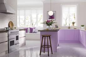 Light purple kitchen design looks fresh. Bright Ideas For Colourful Kitchens Loveproperty Com