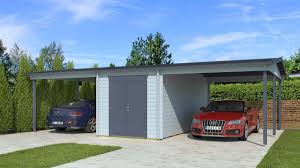 D eggshell galvanized steel carport, car canopy and shelter with 340 reviews and the arrow 20 ft. Hans 44 Carport With A Shed 9 6m X 6 1m 31 6 X 20 1 44mm