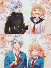 Koyuki Ayase And Hina Setoguchi Anime Romance Anime Love Couple Romantic Anime