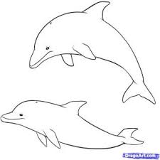 How To Draw Cute Cartoon Sea Creatures Sea Creatures Drawing Sea Animals Drawings Dolphin Coloring Pages