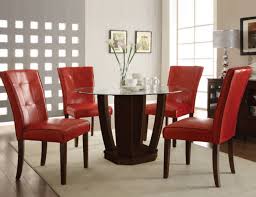 Red Leather Dining Room Chairs Set Leather Dining Room Chairs Red Dining Room Leather Dining Chairs