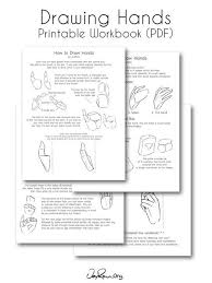 How To Draw Hands Printable Workbook Pdf Jeyram Art How To Draw Hands Sketches Tutorial Workbook