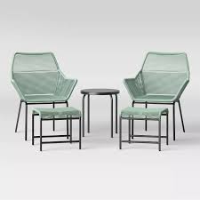 Warwick 5pc Patio Chat Set Green Project 62 Target Patio Papasan Chair Patio Furniture Sets Home Decor