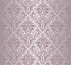 Lavender and bows on purple background seamless pattern. Purple Floral Ornament Pattern Backgrounds Vector 05 Gooloc